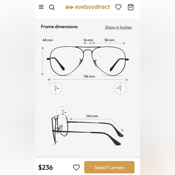 Ray-Ban RB6489 Aviator glasses - Picture 3 of 5